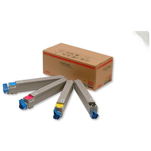 Image of Oki Toner Cartridges Cyan/magenta/yellow/black