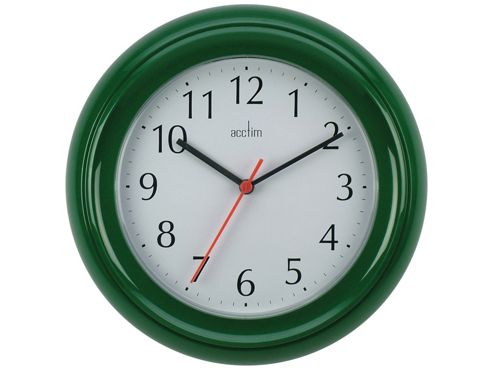 Image of Acctim 21415 Wycombe Wall Clock Green
