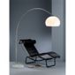 Action Bow Floor Lamp in Chrome