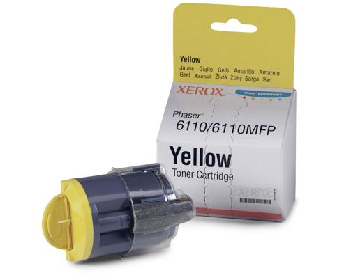 Image of Xerox Yellow Toner (1k) For Phaser 6110 (1,000 Yield)