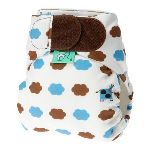 Image of Totsbots Teenyfit V4 Nappy (blue Moo)