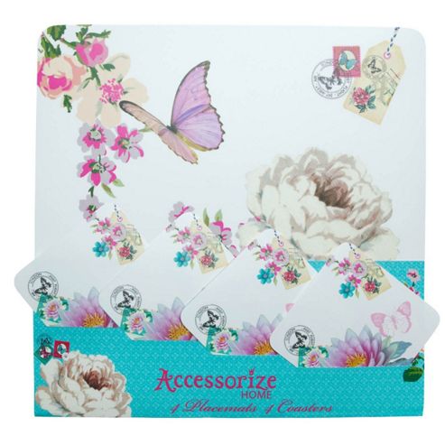 Image of Accessorize With Love Placemat And Coaster (set Of 4)