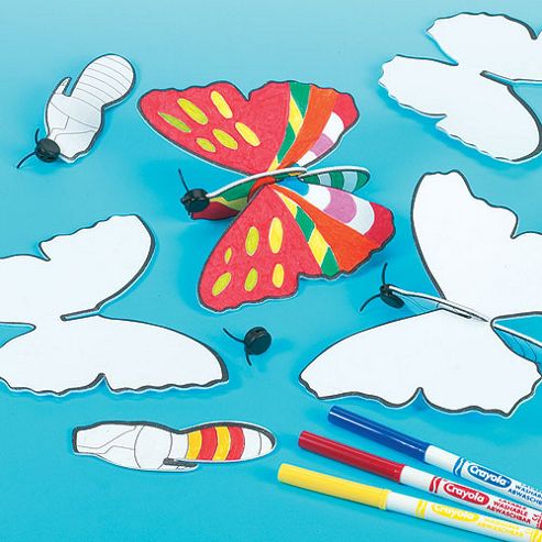 Image of Design A Butterfly Glider Craft Kit (pack Of 6)