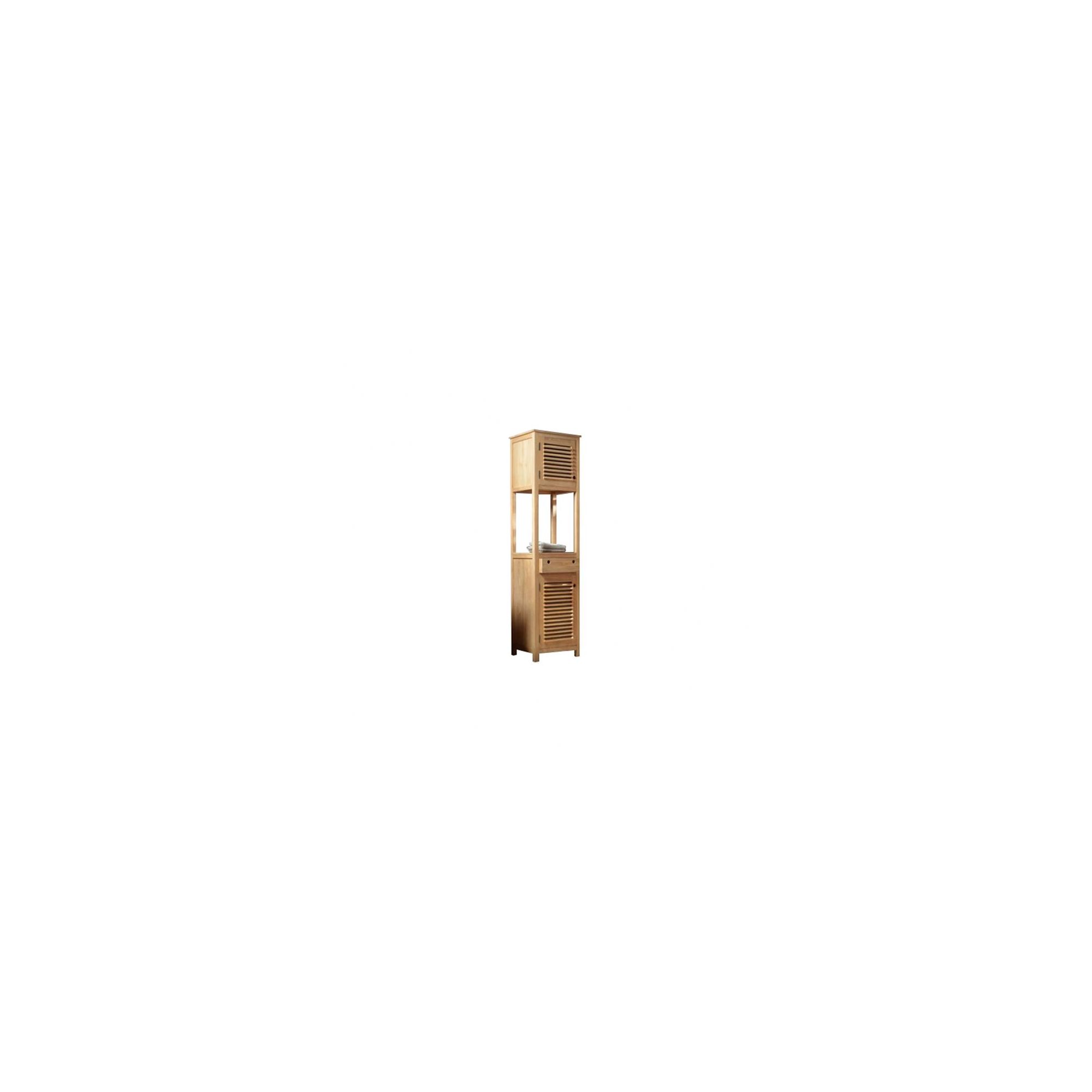 Tikamoon Coline Teak Cabinet Tower at Tesco Direct