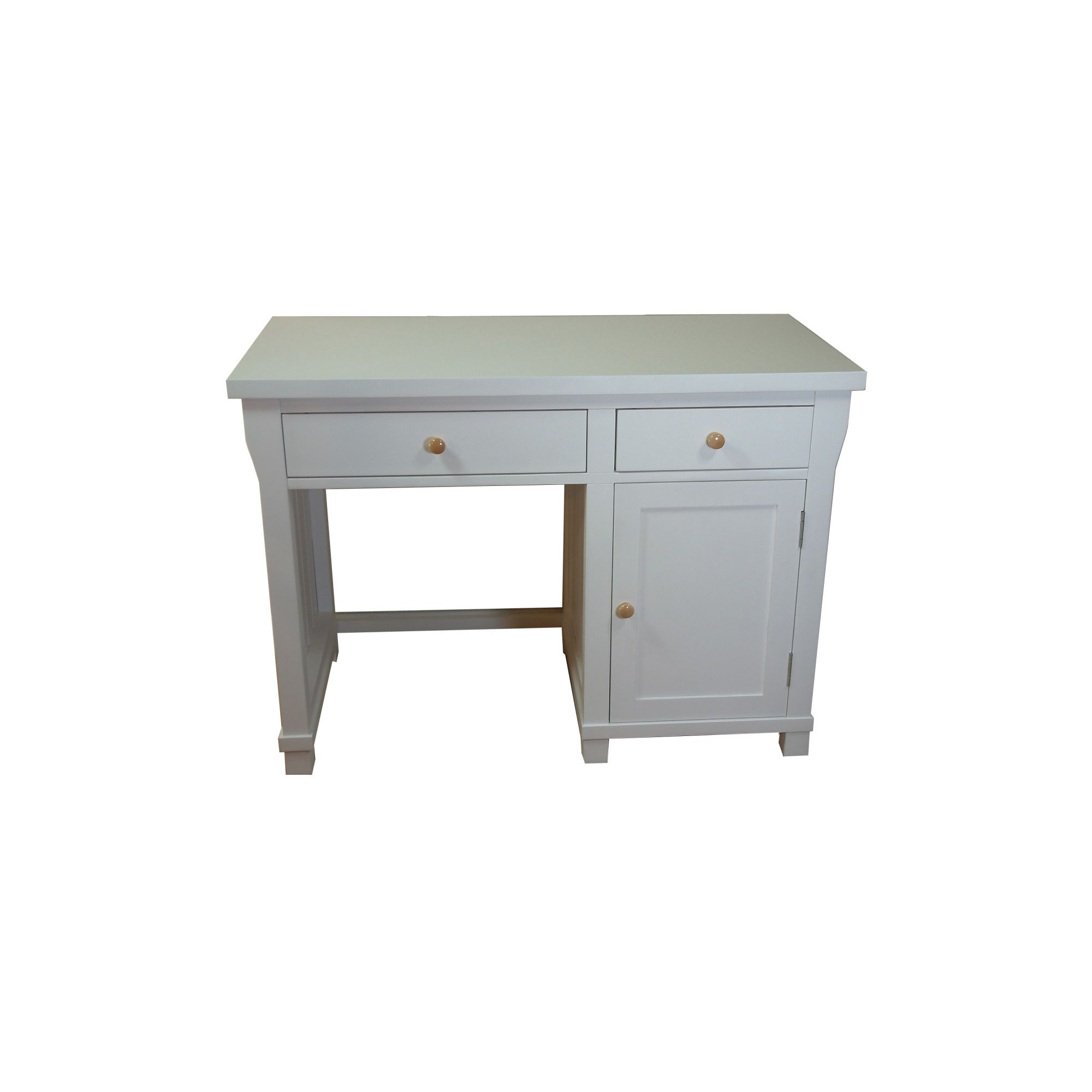 Baumhaus Hampton Single Pedestal Computer Desk at Tesco Direct