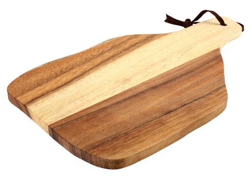Image of T&g Small Paddle Chopping Board In Rustic Acacia