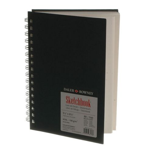 Image of Daler Rowney Simply Sketchbook Sprial 14cm X 21.6cm