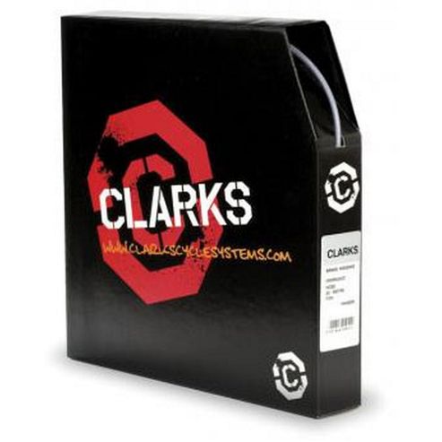 Image of Clarks Outer Brake Casing (box/30m Or Box/400m) - 30m White