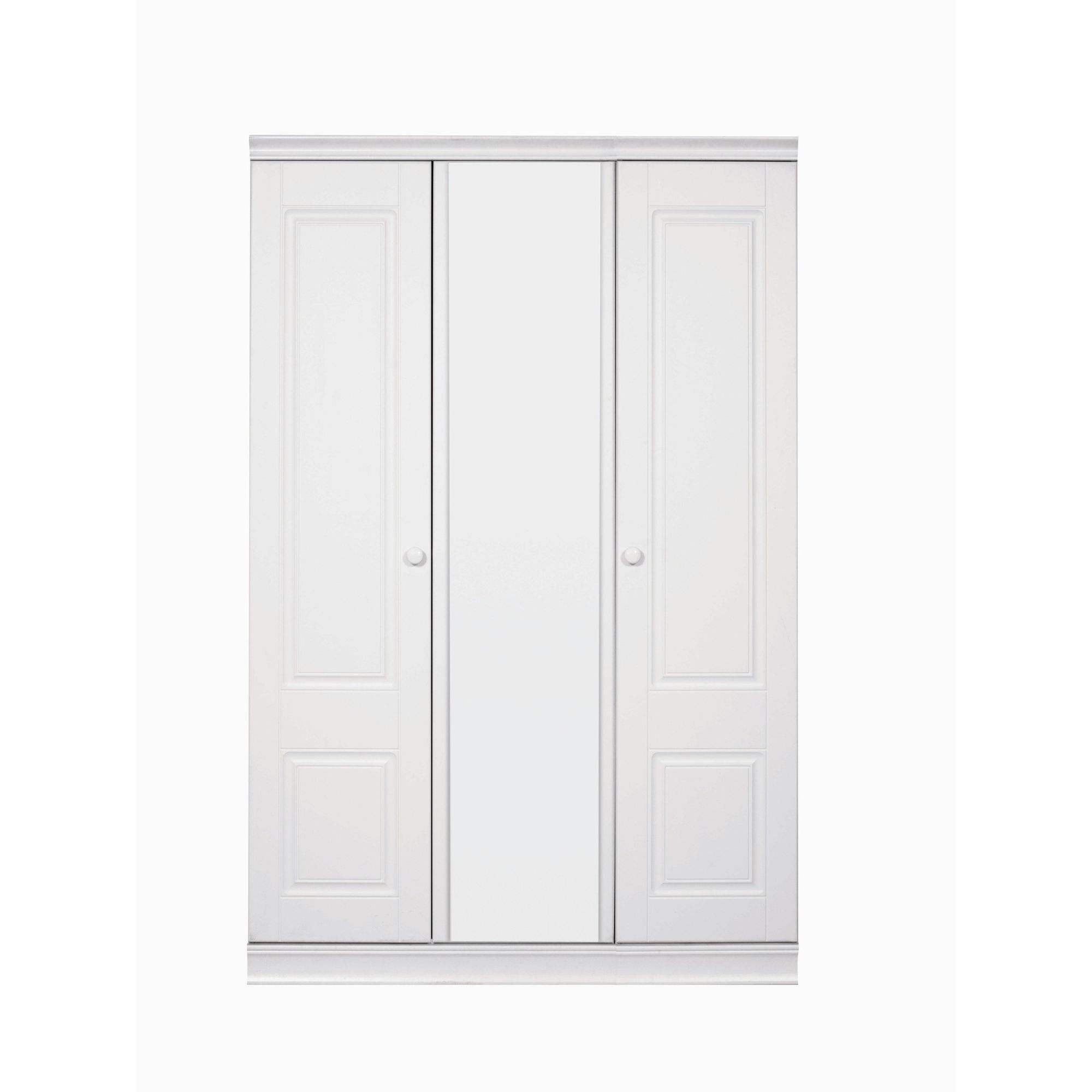 Caxton Henley 3 Door Short Height Mirrored Wardrobe at Tescos Direct