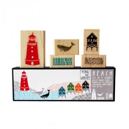 Image of Yellow Owl Workshop Stamp Set - Beach