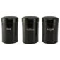 Tesco Set of 3 Tin Canisters, Black