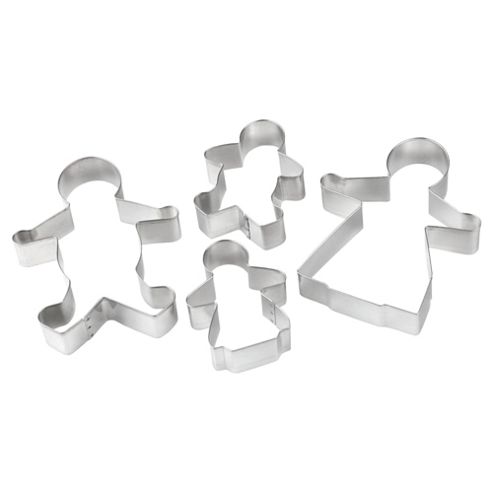 Image of Tala Gingerbread Family Cookie Cutters, 4 Piece