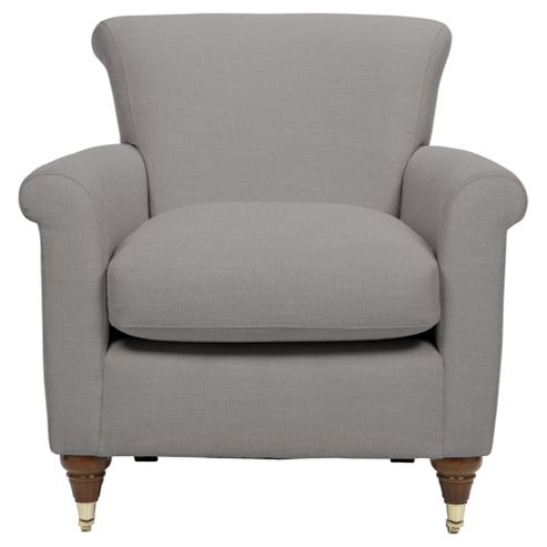 Image of Pemberley Armchair Textured Weave Silver