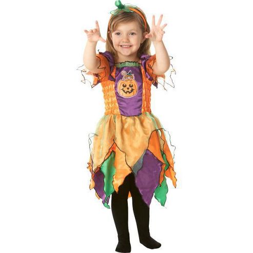 Image of Pumpkin Witch - Child Costume 5-6 Years