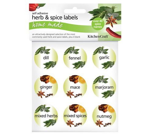 Image of Herb & Spice Bottle Labels