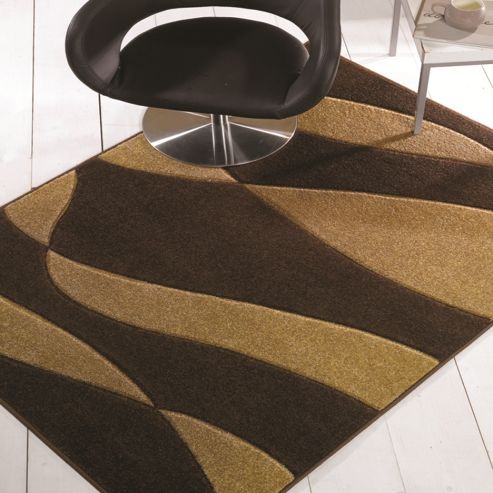 Image of Orleans Organza Brown/beige 160x220 Cm Rug