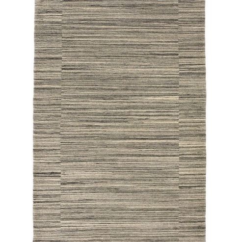 Image of Think Rugs Cambridge Natural Grey/beige Knotted Rug - 150 Cm X 240 Cm (4 Ft 11 In X 7 Ft 11 In)
