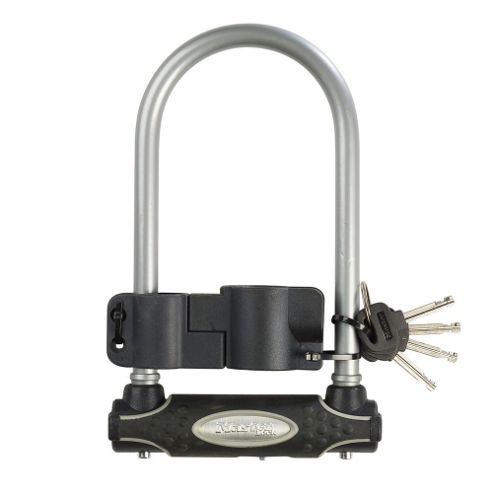 Image of Master Lock Street Fortum Gold Sold Secure D-lock 210x110mm - Silver