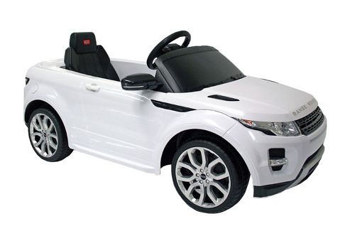 Image of Kids Electric Car Range Rover Evoque 12 Volt White Gloss