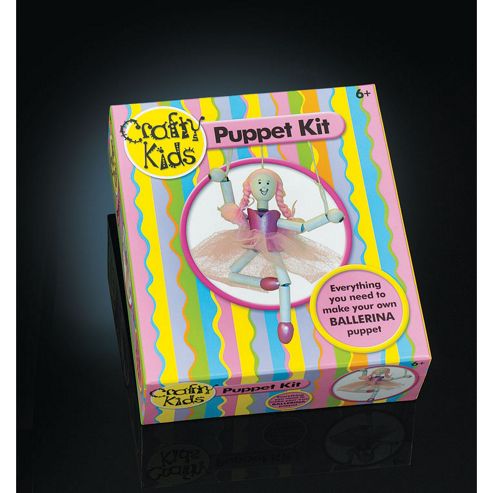 Image of Crafty Kids Puppet Kit - Make Your Own Ballerina Puppet 6yrs+
