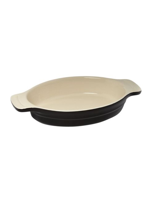 Image of Linea Ceramic Maison Oval Baker In Black