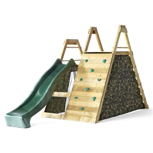 Image of Plum Wooden Climbing Pyramid Play Centre