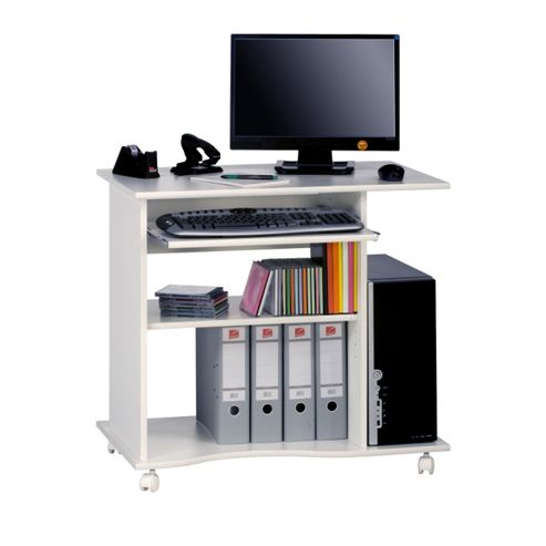 Image of Maja Madrid White Computer Trolley