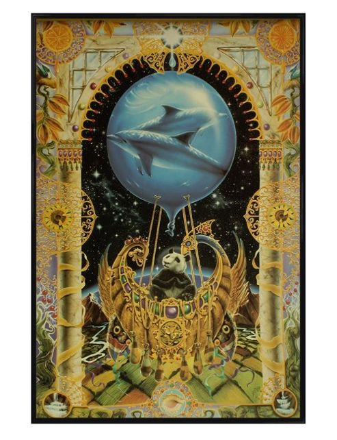 Image of Biffle Gloss Black Framed Trip To The Sun Poster