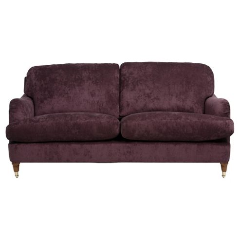 Image of Florence Medium 2 Seater sofa Velvet, Plum