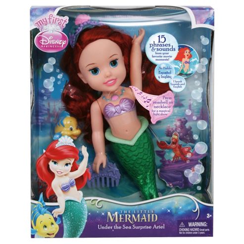 Image of Disney Princess Under The Sea Surprise Ariel Doll