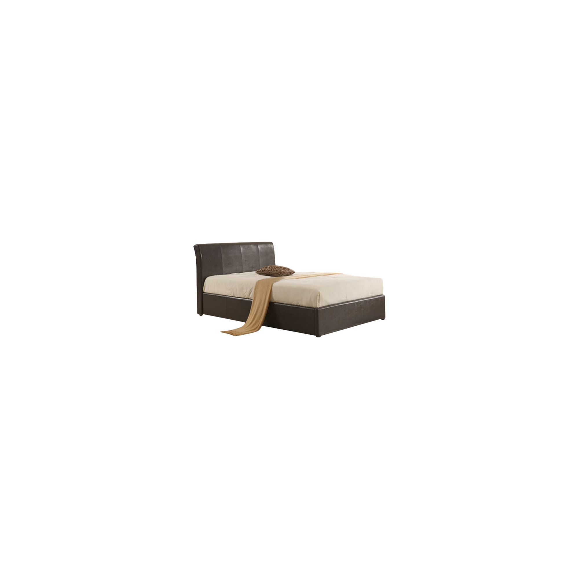 MetalBedsLtd Texas New Ottoman Bed - Brown - Small Double at Tescos Direct