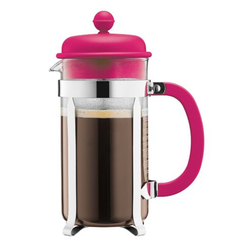 Image of Bodum 8 Cup, 1l Cafetiere, Coffee Maker, Pink