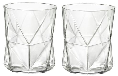 Image of Bormioli Rocco Cassiopea Tumblers Glasses - 410ml - 13.75oz - Set Of 2
