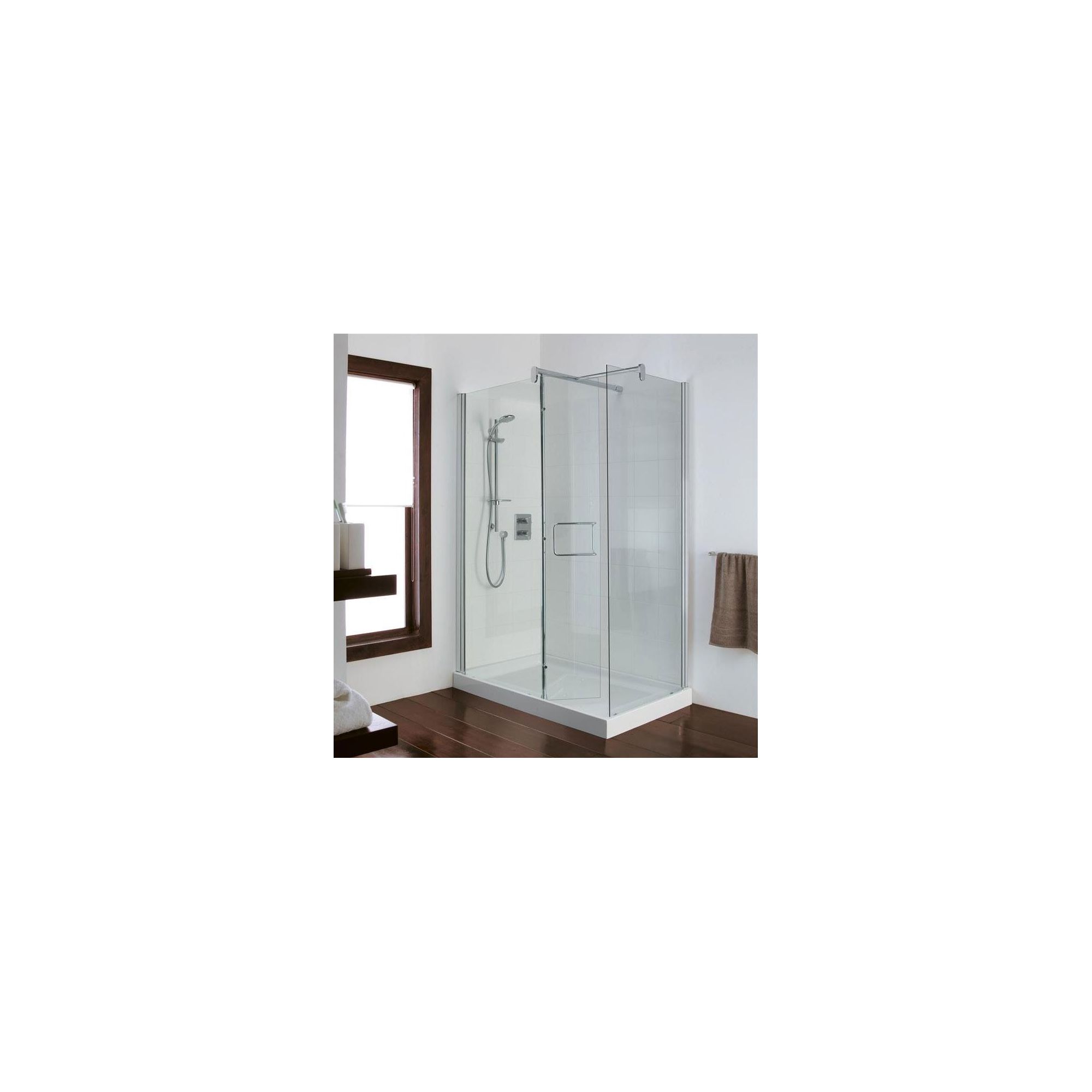 Ideal Standard Serenis Corner 90 Degree Shower Enclosure, excluding Fittings, 1200mm x 900mm, Low Profile Tray, Left Handed at Tesco Direct