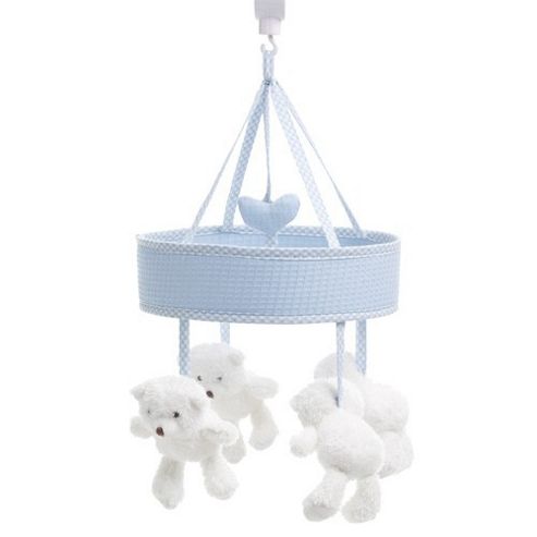 Image of Obaby B Is For Bear Musical Mobile - Blue