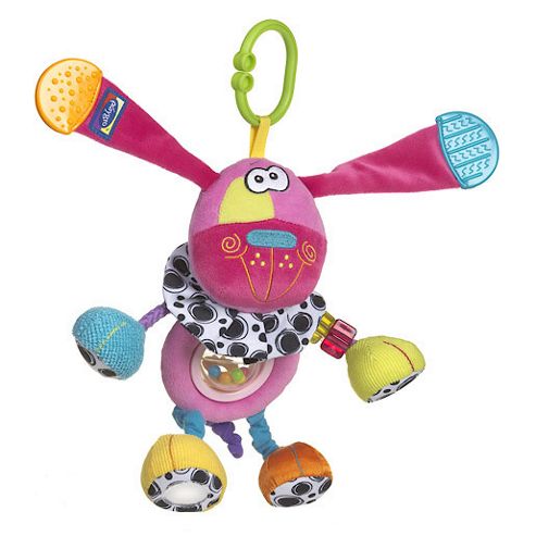 Image of Playgro Zany Zoo Activity Doofy Dog - Pink