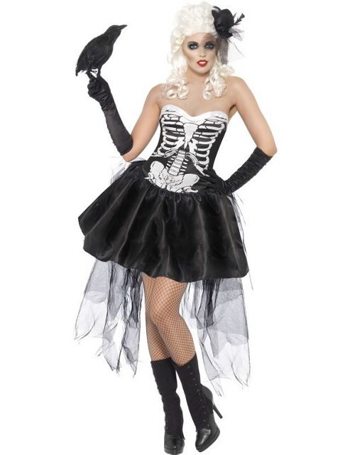 Image of Sexy Skeleton Outfit Small