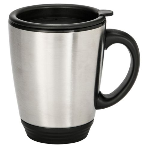 Image of Tesco Stainless Steel Desk Mug, Single