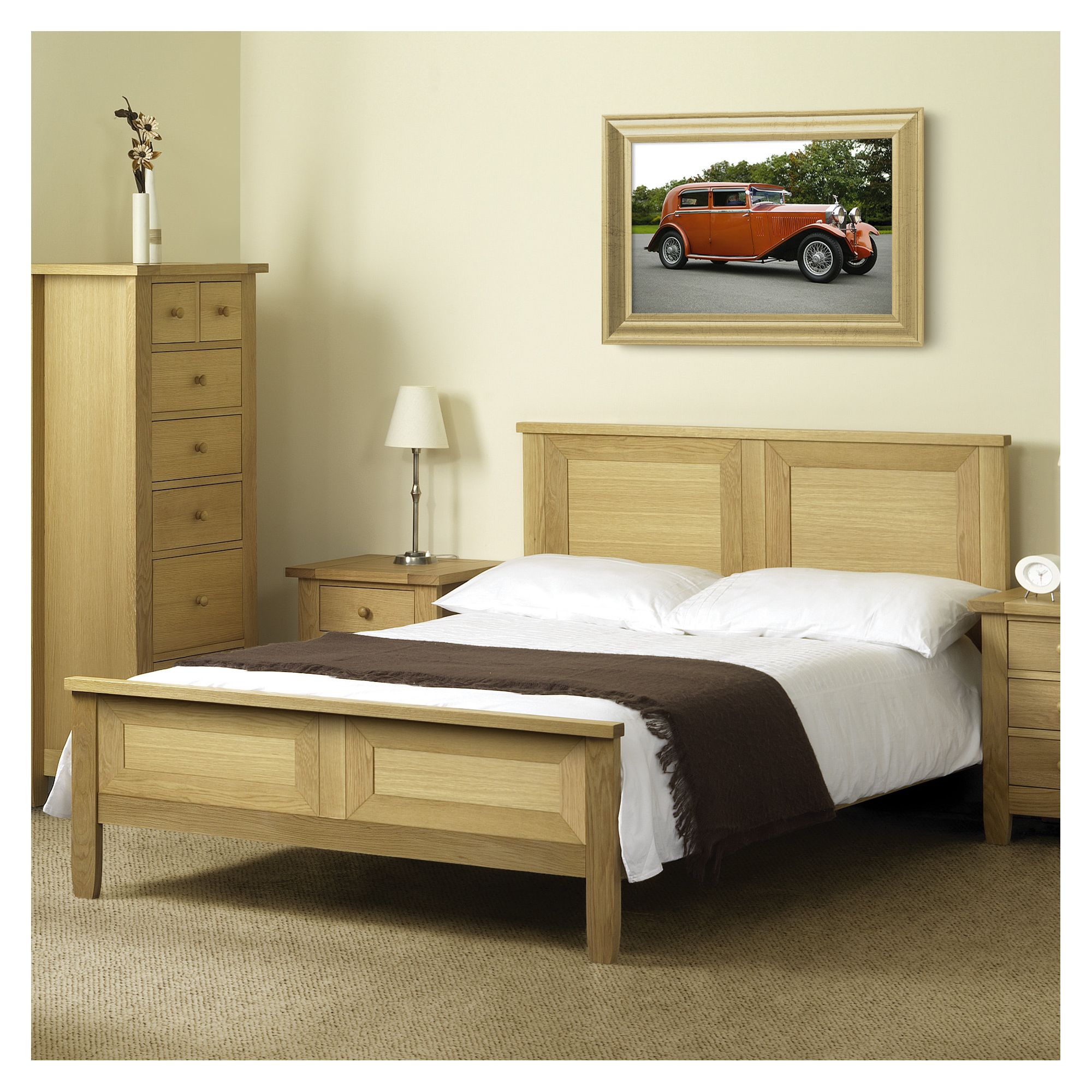 Julian Bowen Lyndhurst Bed Frame - Double at Tesco Direct