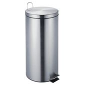 Tesco Brushed Pedal Bin 30L Stainless Steel