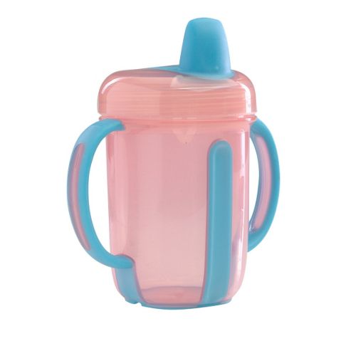 Image of Mothercare Stage 2 Pink Non Spill Cup