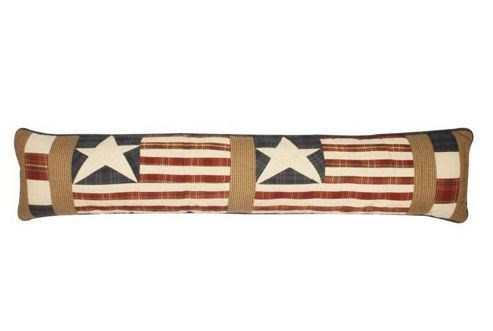 Image of Woven Magic Star And Stripes Patriotic Plaids Draught Excluder