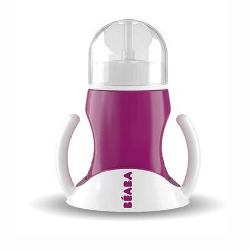 Image of Beaba Ellipse 2 In 1 Straw Training Cup Purple