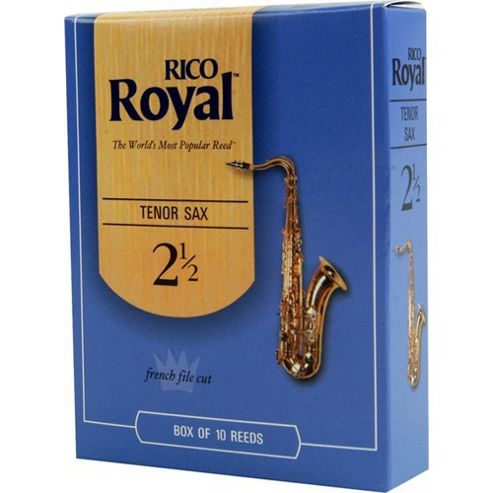Image of Rico Royal 2 1/2 Tenor Sax Reed (x10)