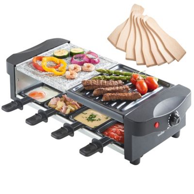 Buy Vonshef Person Raclette Grill With Stone Plate W With