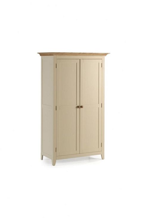 Image of Ametis Camden Painted Pine And Ash Full Hanging Wardrobe