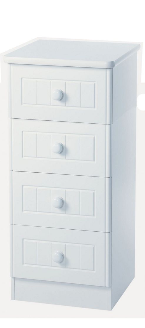 Image of Welcome Furniture Coniston 4 Drawer Chest - White
