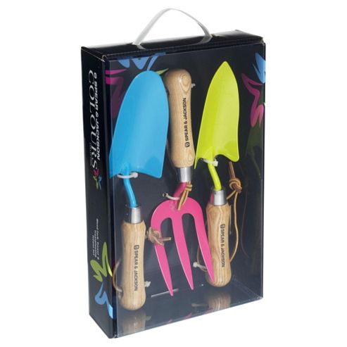 Image of Spear & Jackson Trowel, Transplanter & Weedfork Set