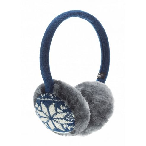 Image of Earmuffs Fair Isle Navy