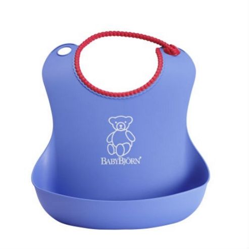 Image of Babybjorn Soft Bib (ocean Blue)